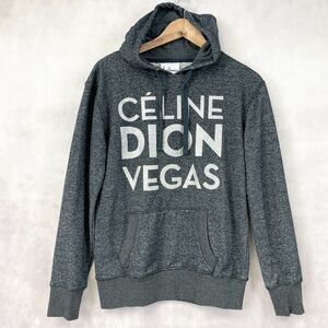 Celine Dion Vegas Sweatshirt Hoodie Womens‎ Medium Glam Residency Metallic Music